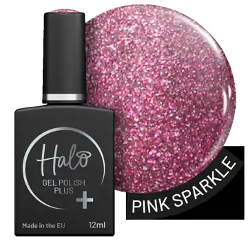 Halo Gel Polish Plus 12ml (Pink Sparkle)