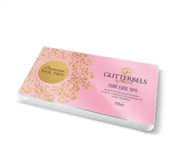 Glitterbels Cube Edge Nail Tips
