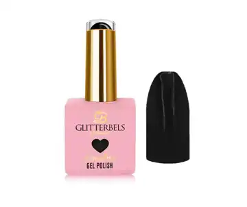 Glitterbels Hema Free Gel Polish Black 8ml