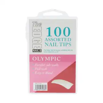 Edge Nails Olympic Tips Assorted Pack (x100)