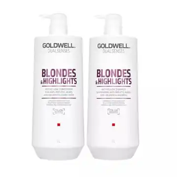 Goldwell Dualsenses Blondes & Highlights Shampoo & Conditioner Duo (2 x 1000ml)