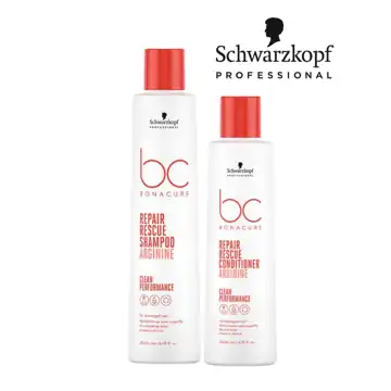 Schwarzkopf BC Repair Rescue Arginine Shampoo 250ml & Conditioner 200ml Duo