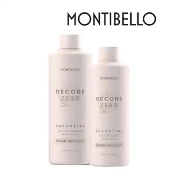Montibello Decode Zero Essential Clean Gentle Shampoo 300ml & Balm 250ml Duo