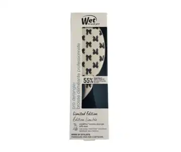 WetBrush Pro Detangler Bows On Bows Black