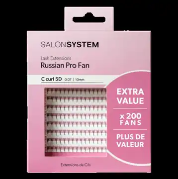 Salon System Extra Value ProFan 5D C Curl 0.07 10mm