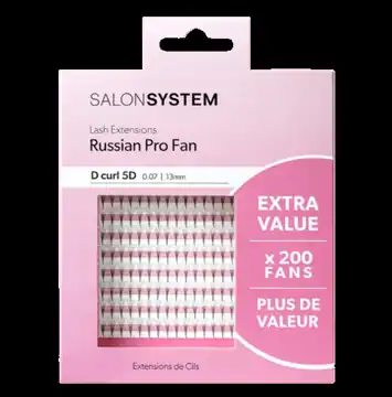 Salon System Extra Value ProFan 5D D Curl 0.07 13mm