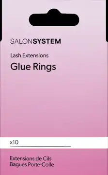 Salon System Marvelash Glue Rings Plus 10 Disposable Cups