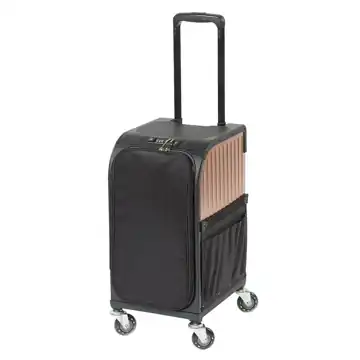 Sibel Rollercoaster Hairdressing Trolley - Rose Gold