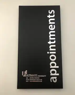 Appointment Book Black 3 Column